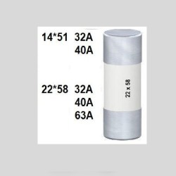 FUSIBLE 63A CARTOUCHE 22X58MM RELAIS DE NIVEAU 240V RPS