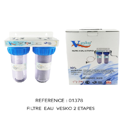 FILTRE EAU VESKO 2 ETAPES 1378