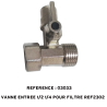 VANNE ENTREE 1/2 1/4 POUR FILTRE REF2303