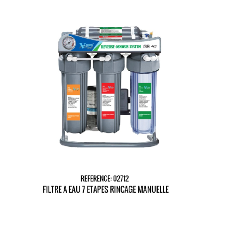 FILTRE A EAU 7 ETAPES RINCAGE MANUELLE 2712