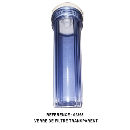 VERRE DE FILTRE TRANSPARENT 2365